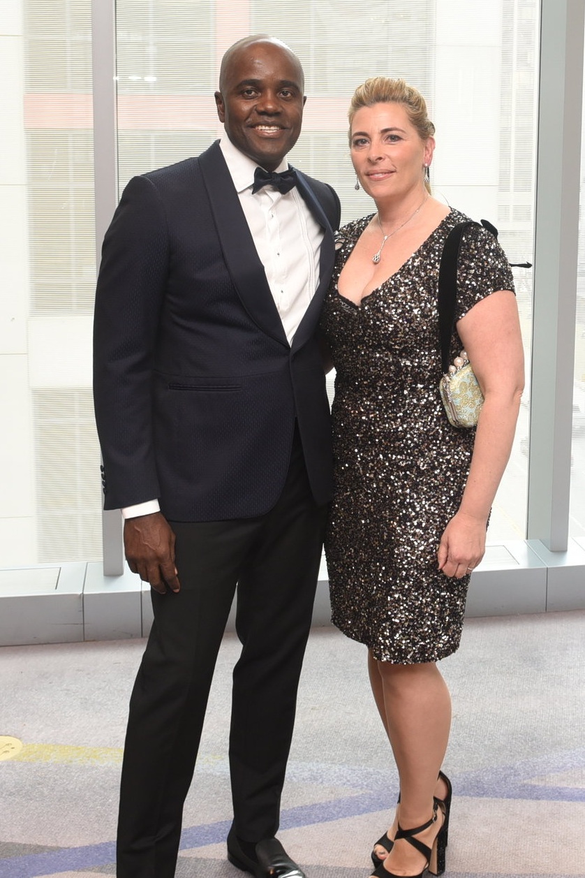 Honourary patron Wesley Hall and his wife Christine