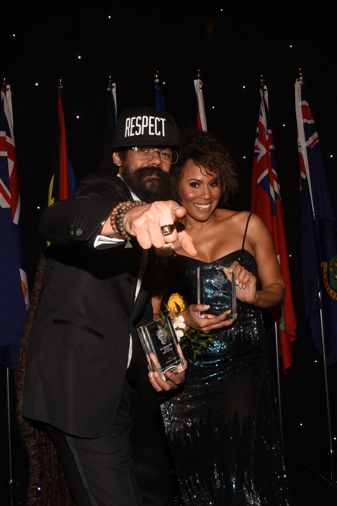 Luminary Award winners Damian “Junior Gong” Marley and Deborah Cox
