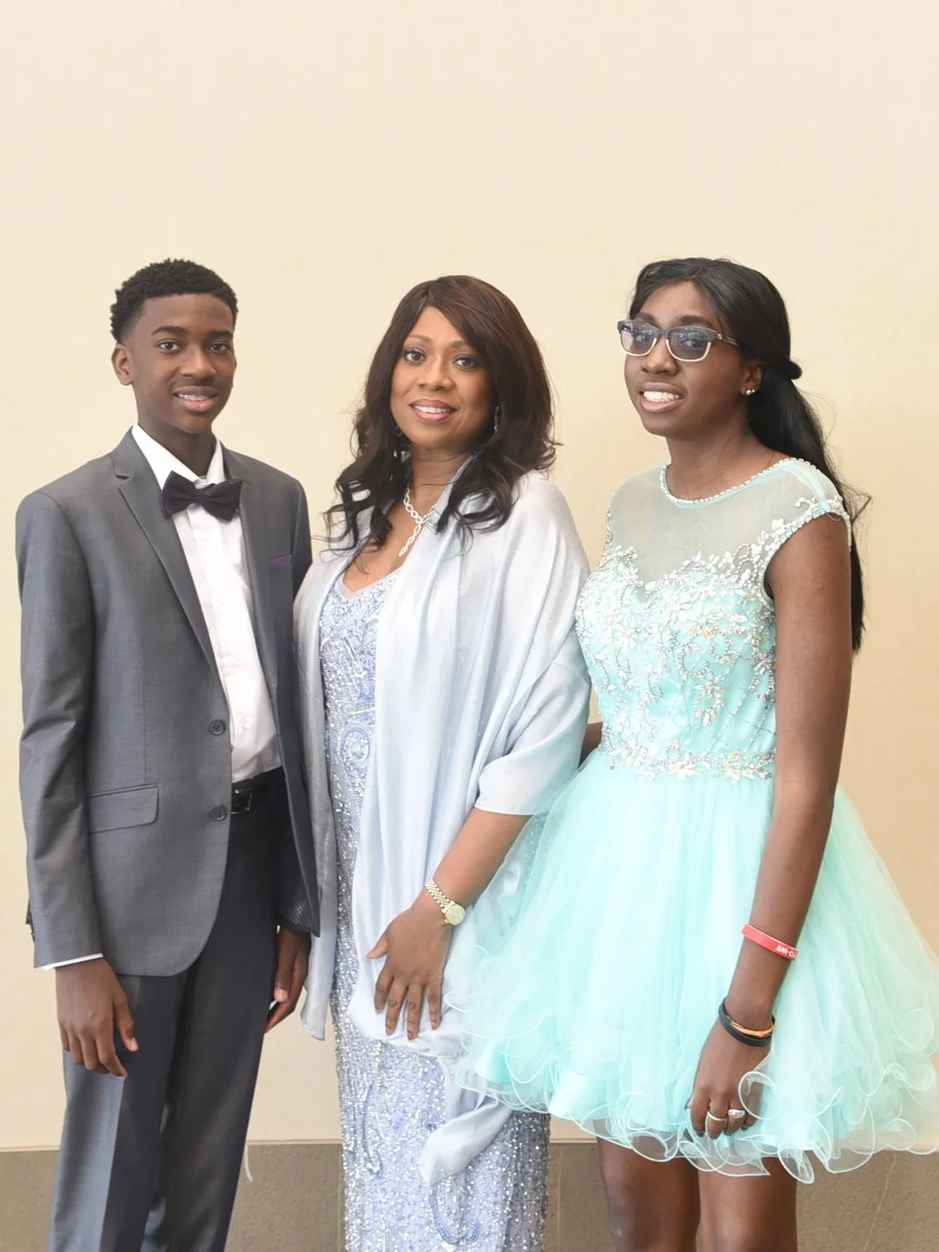 Leslyn Lewis and her children Gabriel & Indigo Quayson