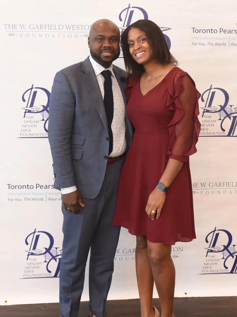 Air Canada First Officer Damar Walker and his wife Andreen