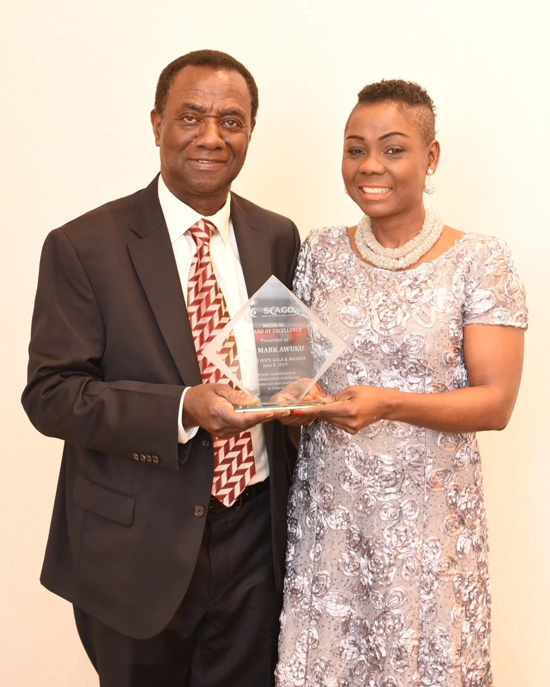 SCAGO founder Lanre Tunji-Ajayi with Dr. Mark Awuku