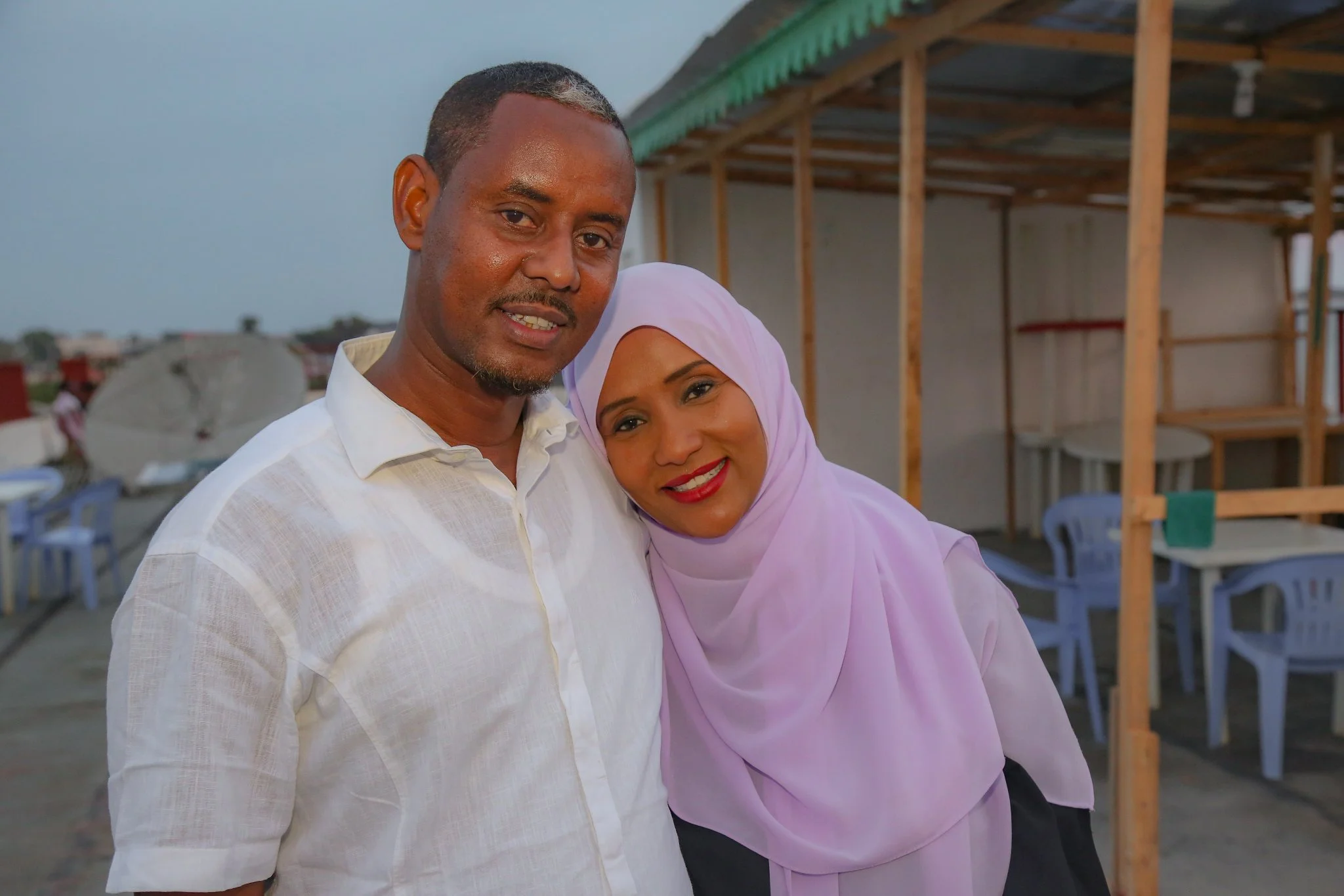 Hodan Nayaleh and her husband Farid Jama Suleiman