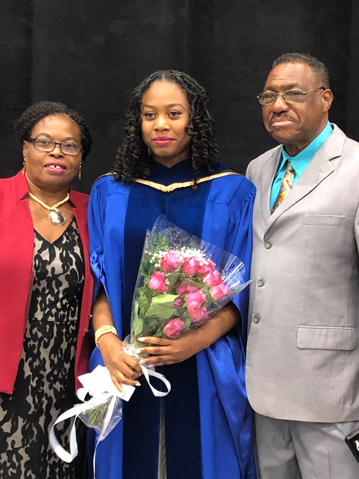 Dr. Rashelle Litchmore’s parents flew in from Jamaica for the special occasion