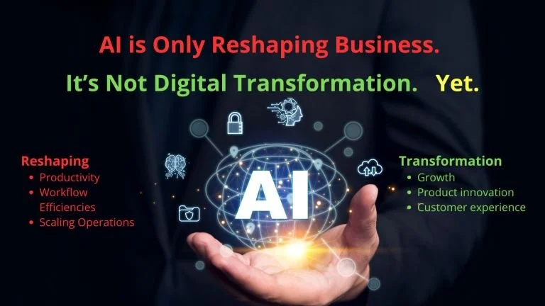 AI is Only Reshaping Business - It's Not Digital Transformation. Yet.