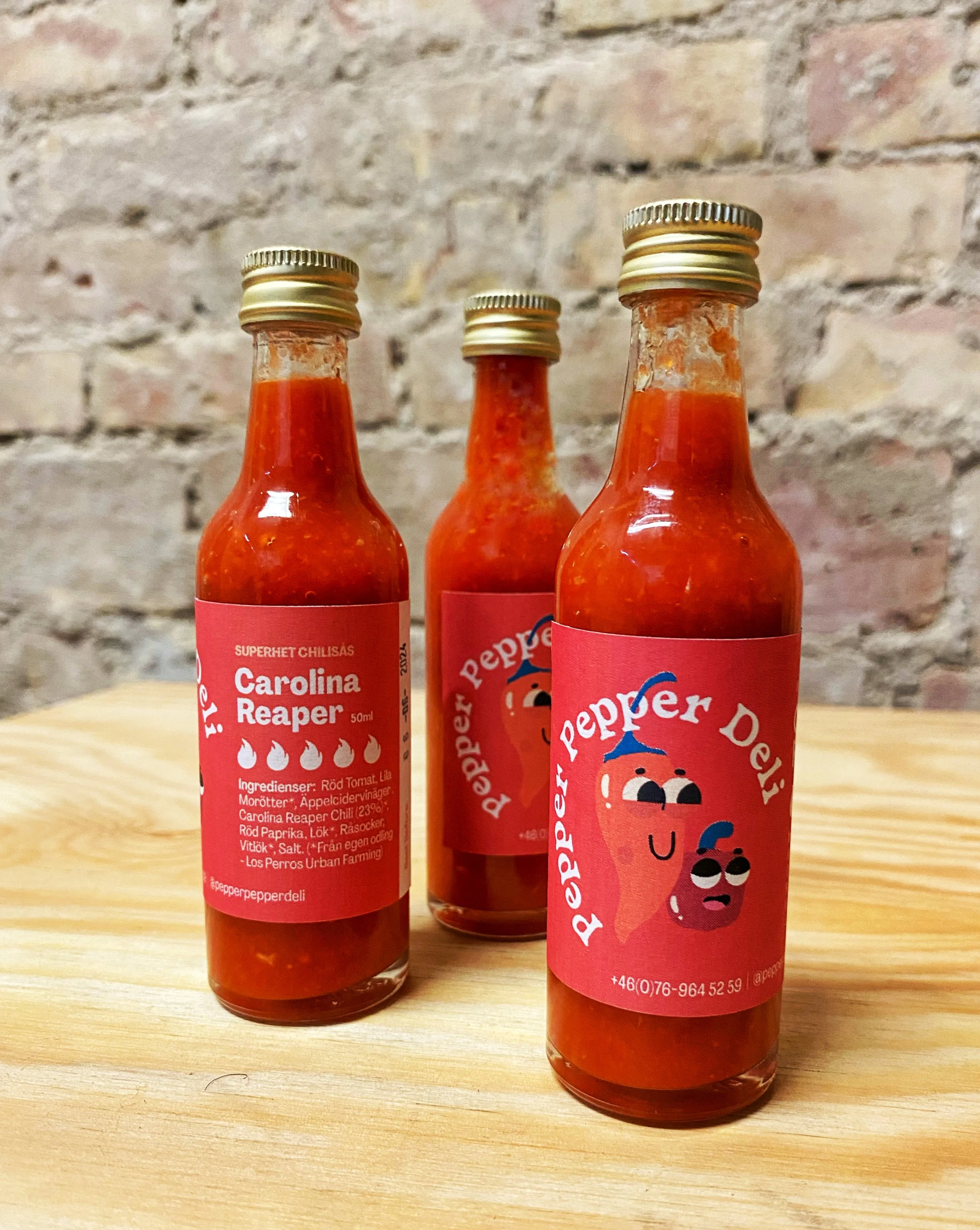 Carolina Reaper SUPERHETT Chilisås