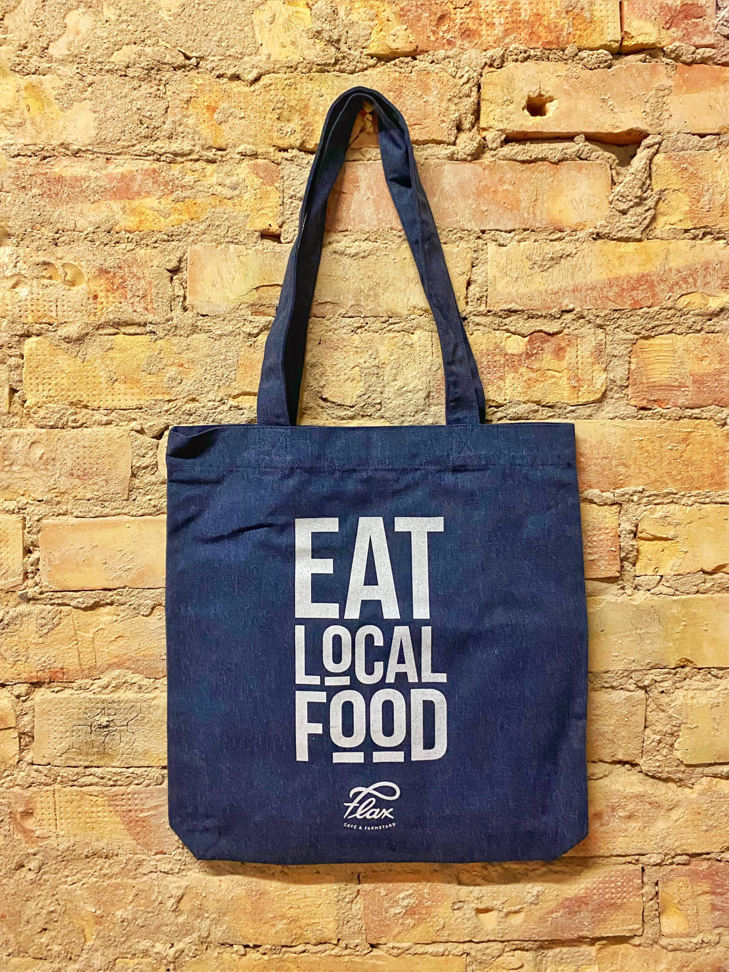 Eat Local Food tote bag
