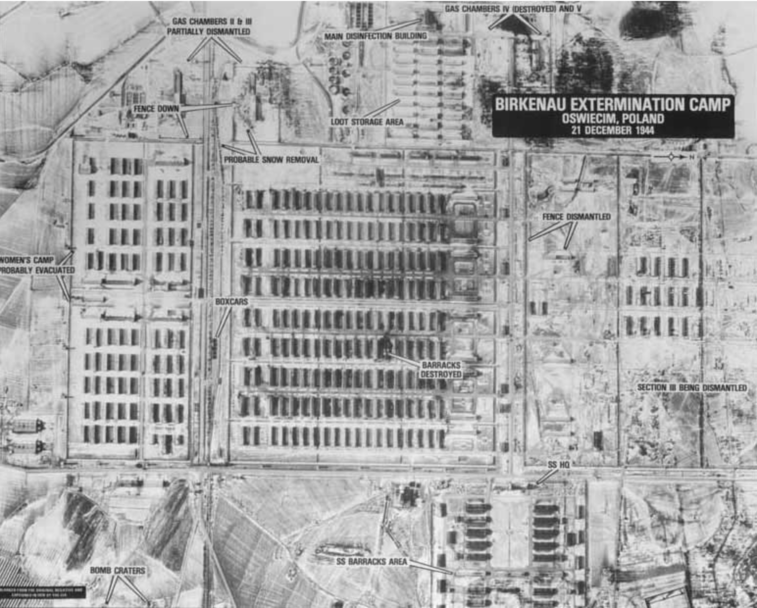 Overview of Birkenau concentration camp where survivor Betty Cohen was held