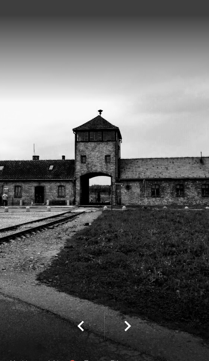 Entrance of Birkenau concentration camp