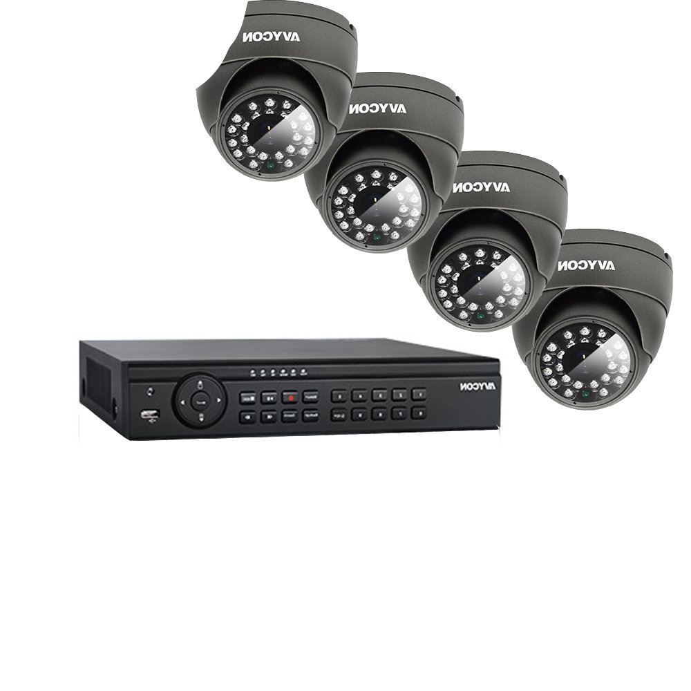 AvyCon AVK P71 4 1 x 4Ch HD DVR 4 1TB pre installed with and x 720P HD Eyeball Cameras.jpg