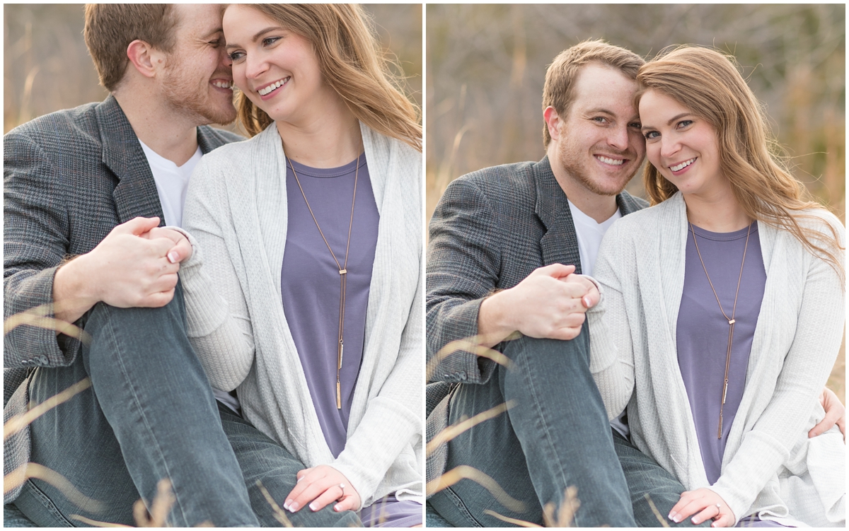 Bright and classic Fort Worth Texas Open Field Engagement Session with DFW Wedding, Engagement and Family Photographer Rachel Florman Creative. Located at Tandy Hills Nature Center