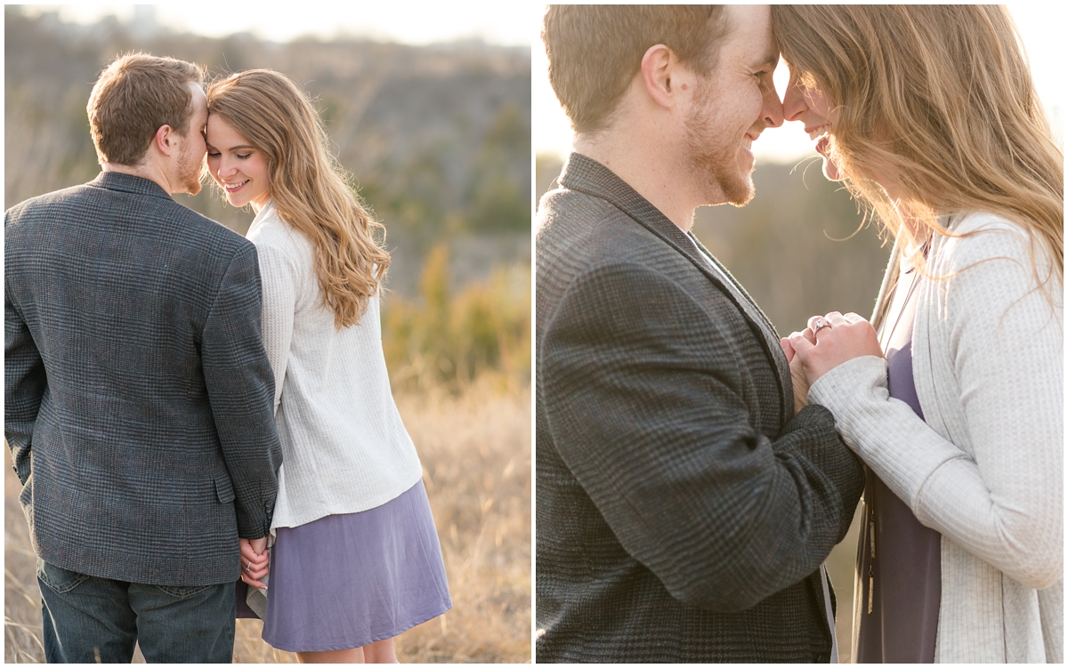 Bright and classic Fort Worth Texas Open Field Engagement Session with DFW Wedding, Engagement and Family Photographer Rachel Florman Creative. Located at Tandy Hills Nature Center