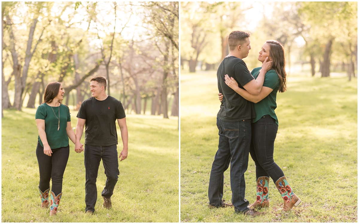 Fort Worth Trinity Park Engagement