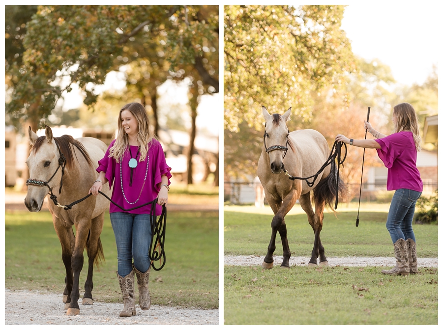 Kristyn & RC | North Texas Equine Portrait Session | The Equestrian Center of Aurora Vista
