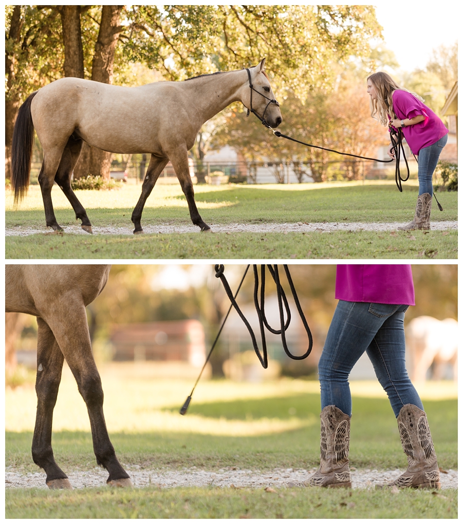 Kristyn & RC | North Texas Equine Portrait Session | The Equestrian Center of Aurora Vista
