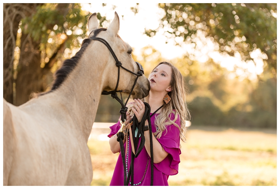 Kristyn & RC | North Texas Equine Portrait Session | The Equestrian Center of Aurora Vista
