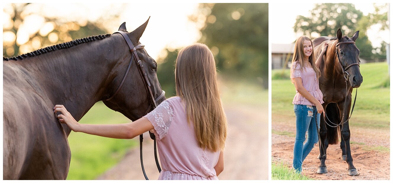 Hubbout A Shoutout, AQHA Hunter Under Saddle prospect by Hubba Hubba Huntin. Equestrian Portrait Session in Edmond, Oklahoma. Horse and Rider Posing. Equine Fine Art. Hunter Horse. All Around Prospect. Senior Portraits.