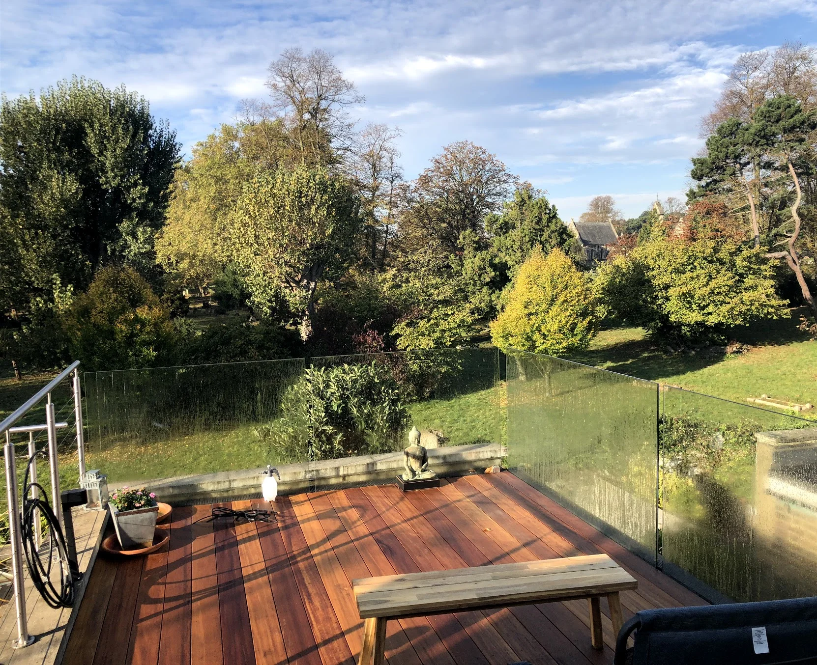 View from our new home Terrace, 80 Tennyson Road, NW6 7SB London