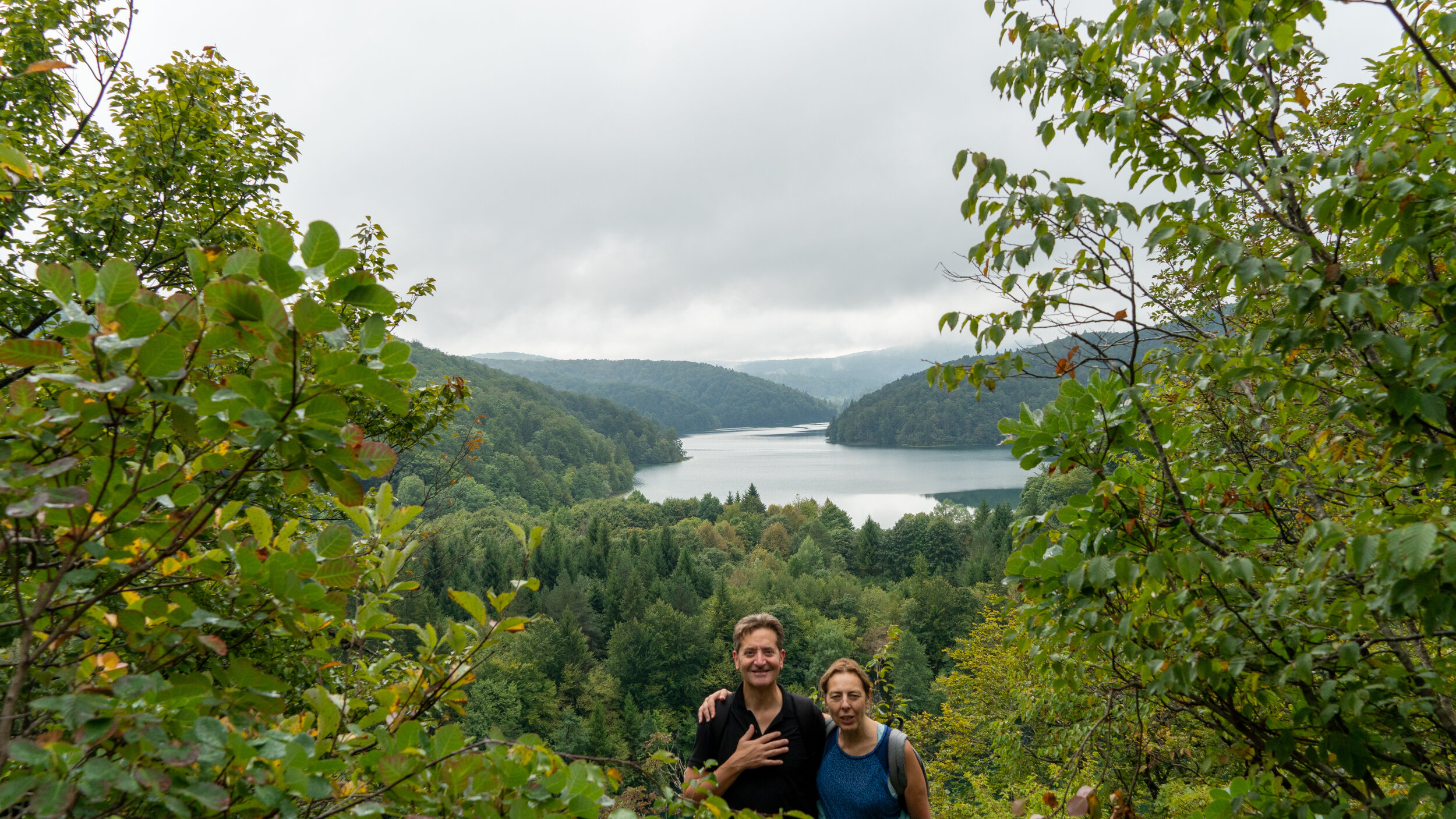 Exploring Croatia, hiking in Plitvička.