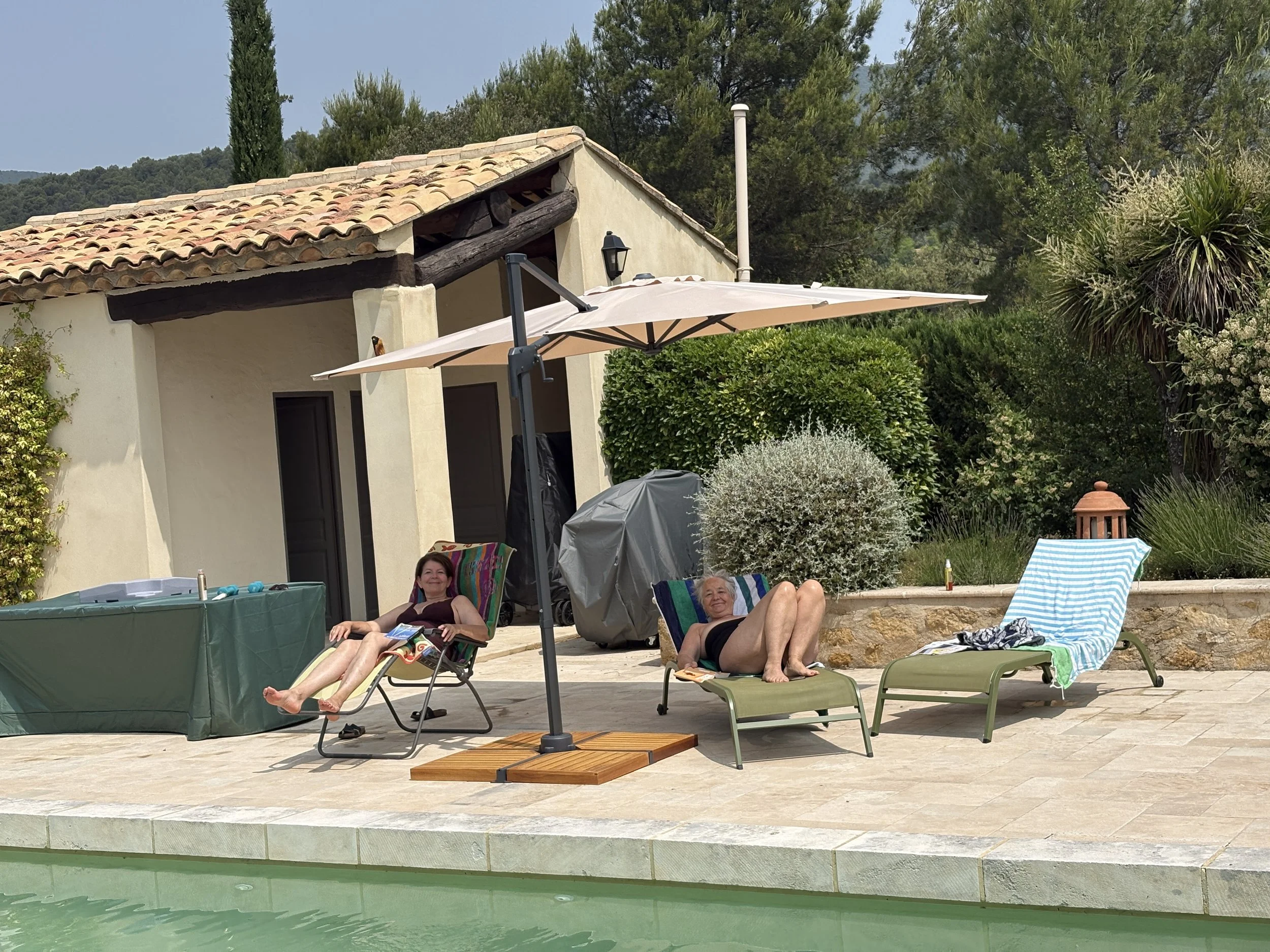 With my friends Anne and Agnes