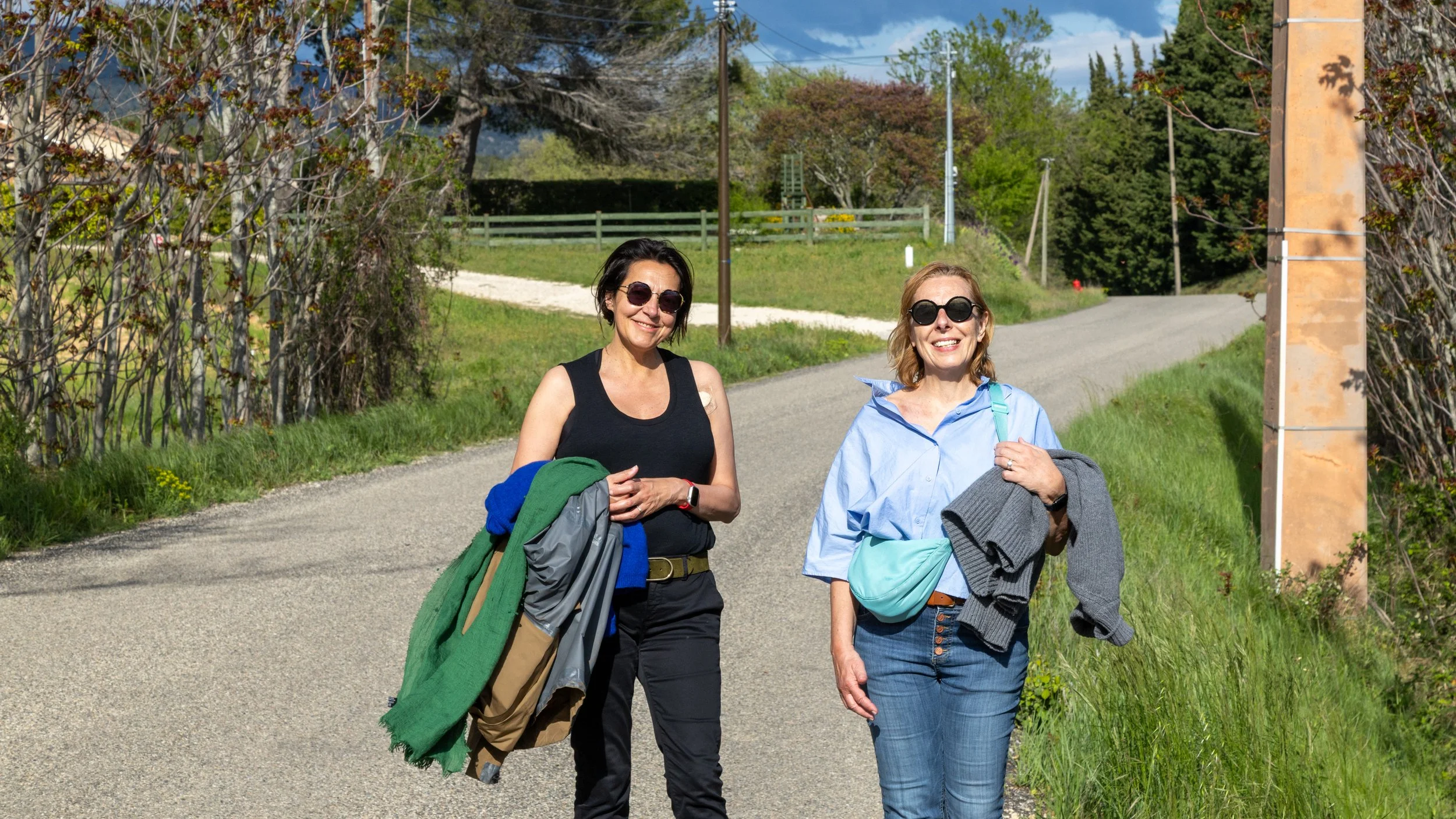 With Valerie in Lourmarin