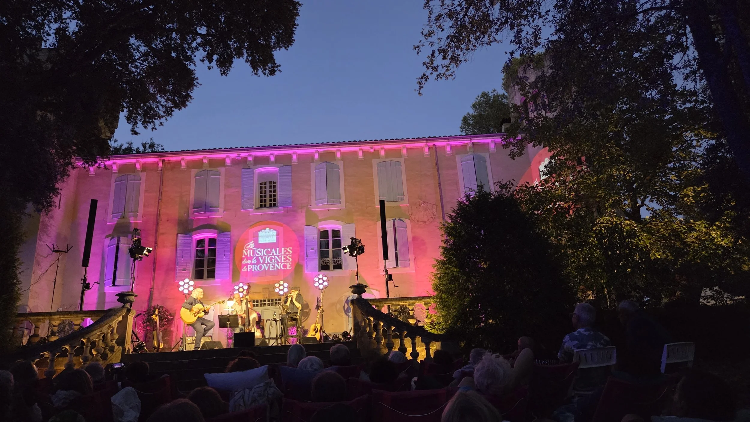 Les Musicales dans les Vignes au Chateau de la Sable (dont les proprietaires sont les formidables Virginie et Jean Marc)