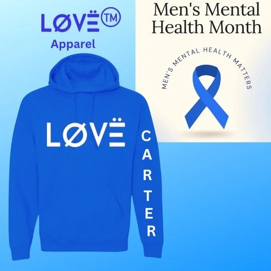Mens mental health hoodie