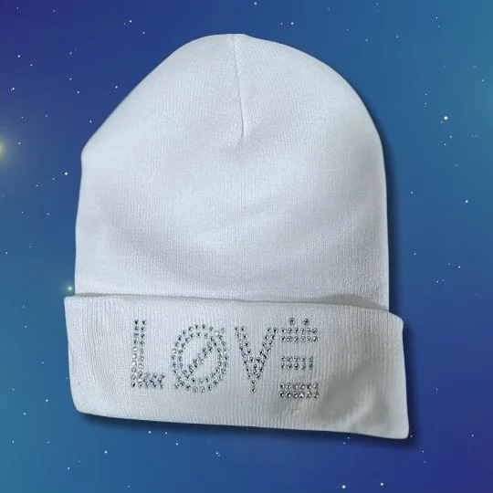 Rhinestone beanie!