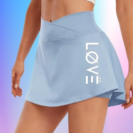 lilac tennis LØVË skirt