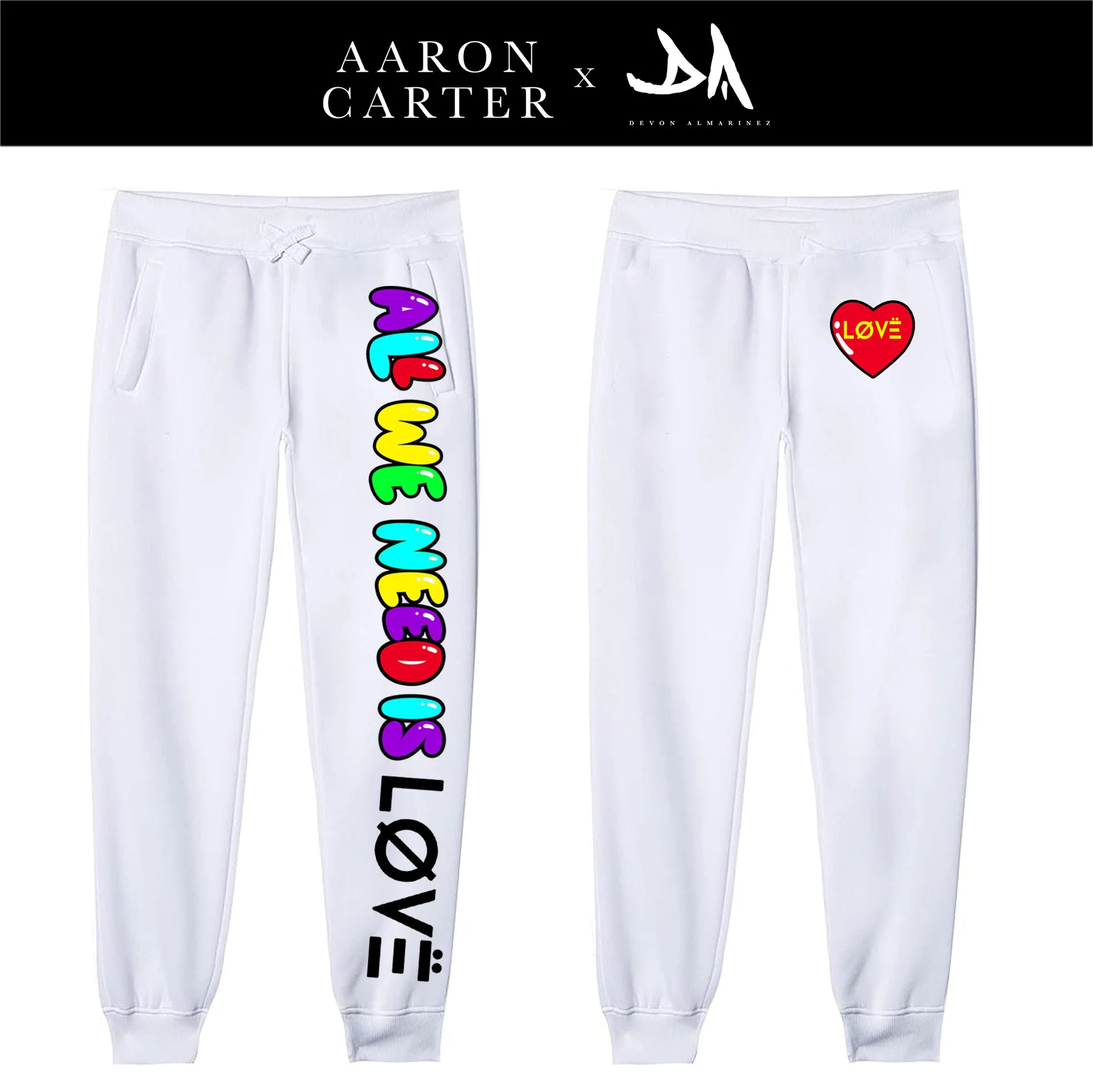 All we need is LØVË joggers