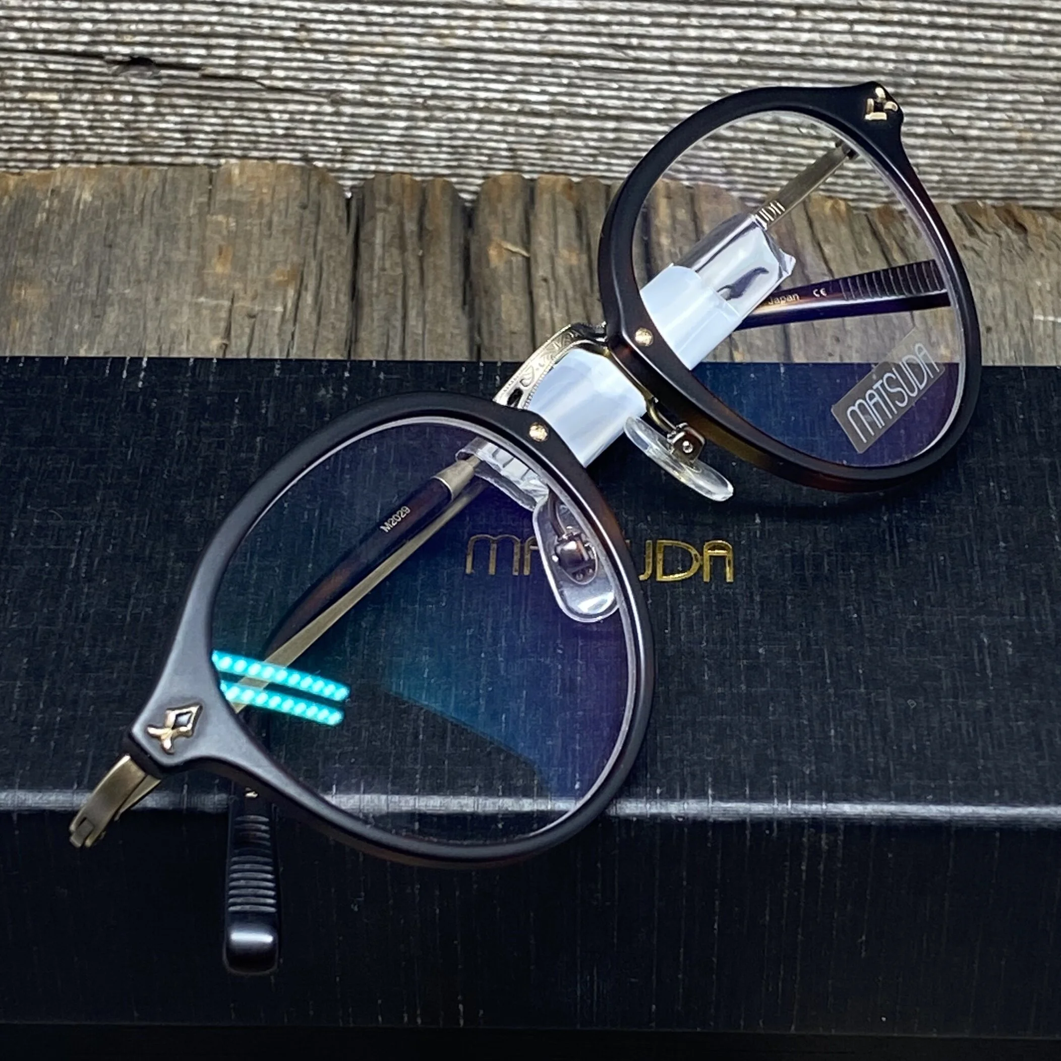 MATSUDA M2029 MDT MATTE DARK TORTOISE/ 47/22/145 — Kims Optical