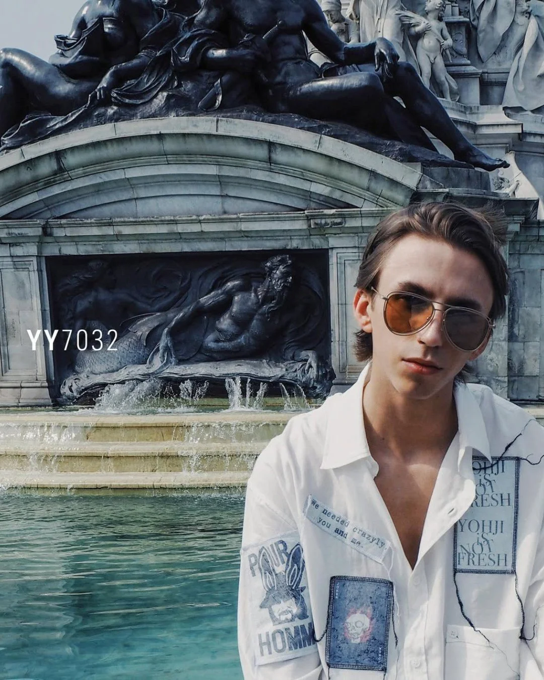 Some designers make clothes. Yohji Yamamoto makes a world.

The YY7032 is everything you'd expect &mdash; oversized, effortless, and impossible to ignore. Tinted aviators for the ones who know.

Find Yohji Yamamoto eyewear at Kims Optical.

#YohjiYam