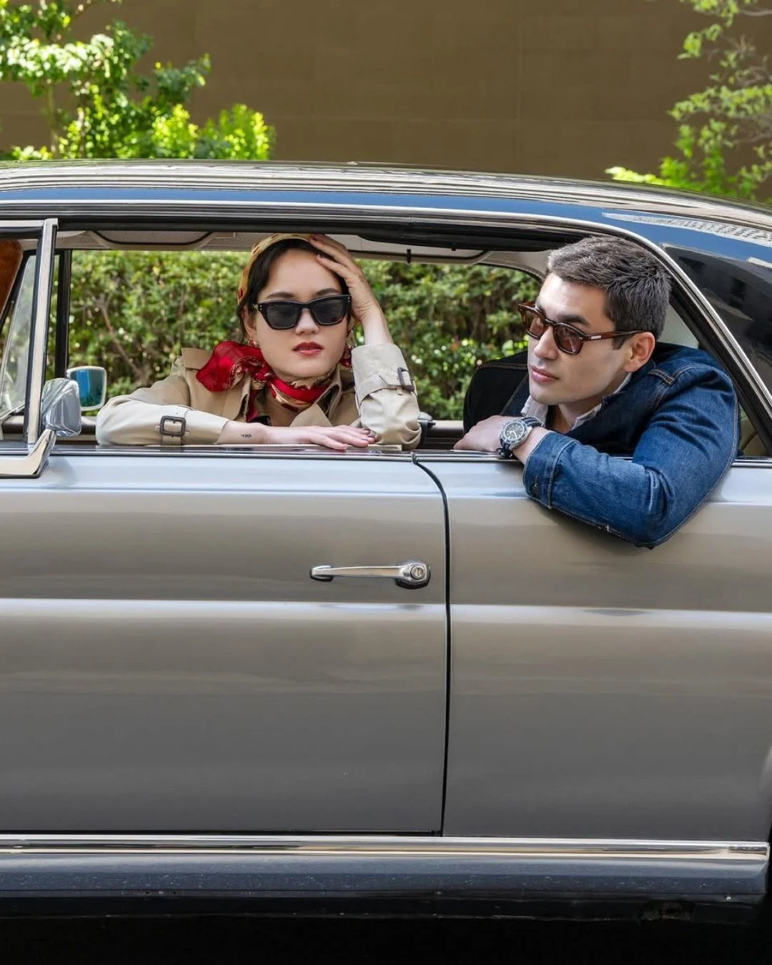 There's a specific quality to two people who both know what they want &mdash; separately, and together.

She's wearing the black cat-eye. He's wearing the tortoise rectangular. Two completely different frames, two distinct personalities. 🕶️

But the