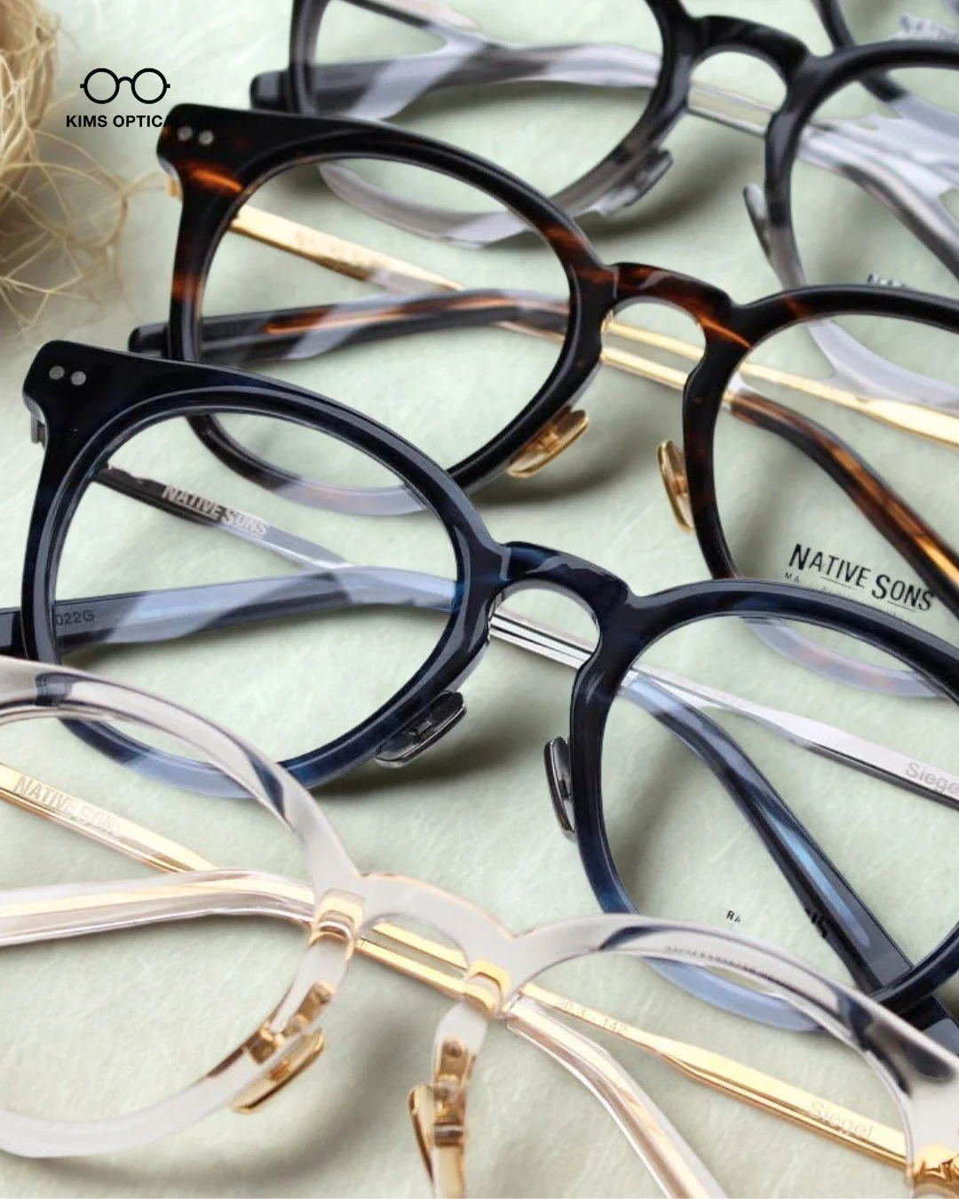 One of these could easily become your everyday pair.

The kind you keep reaching for without thinking.

Native Sons SIEGEL now at KIMS Optical.

Which one are you picking?

#NativeSons #KIMSOptical #EyewearStyle #JapaneseEyewear #eyeglasses