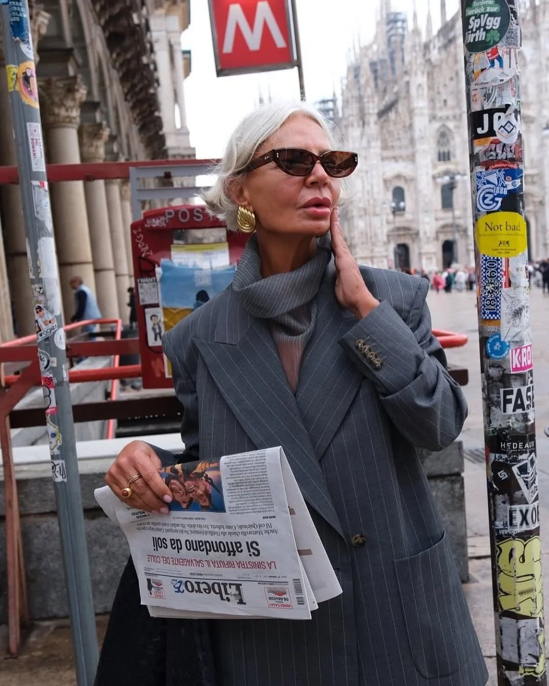 Spotted at Milan Fashion Week: Grece Ghanem in For Art&rsquo;s Sake 🖤

Proof that great style isn&rsquo;t about trends.
It&rsquo;s about knowing what works for you.

And a really good pair of sunglasses helps too.

Want help finding your perfect For