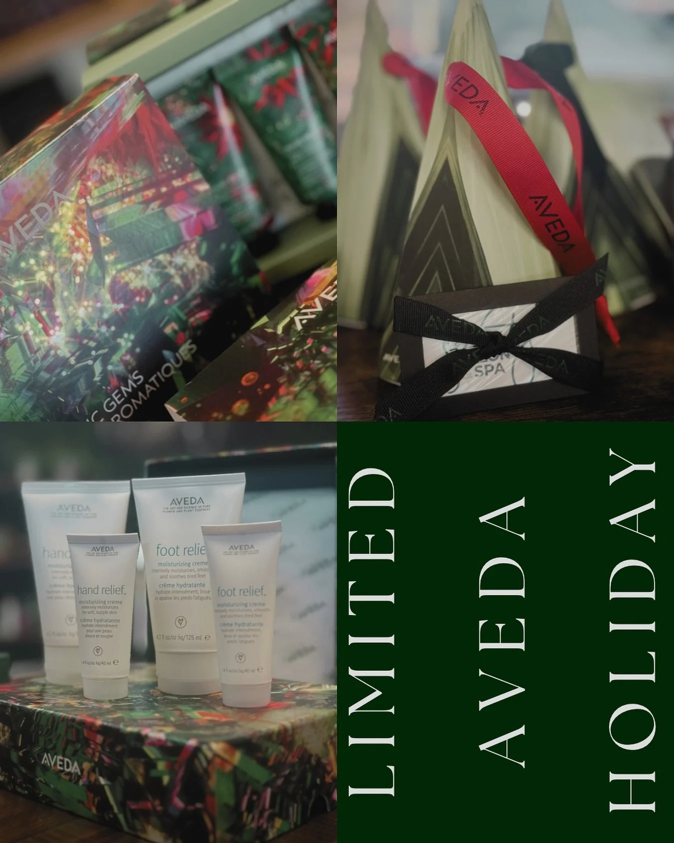 ✨Stop by to grab Avedas Limited Holiday Gifts &amp; a Serenity Giftcard for someone special ✨ #helenaal #salonhelenaal #pelhamalabama #aveda #avedaholiday