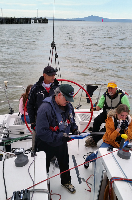 Checking the course listings yet again, oil wharf aft. Obviously we are not the only ones thinking it's course 55. And that red spinny is Candy Crush --clearly cutting over.