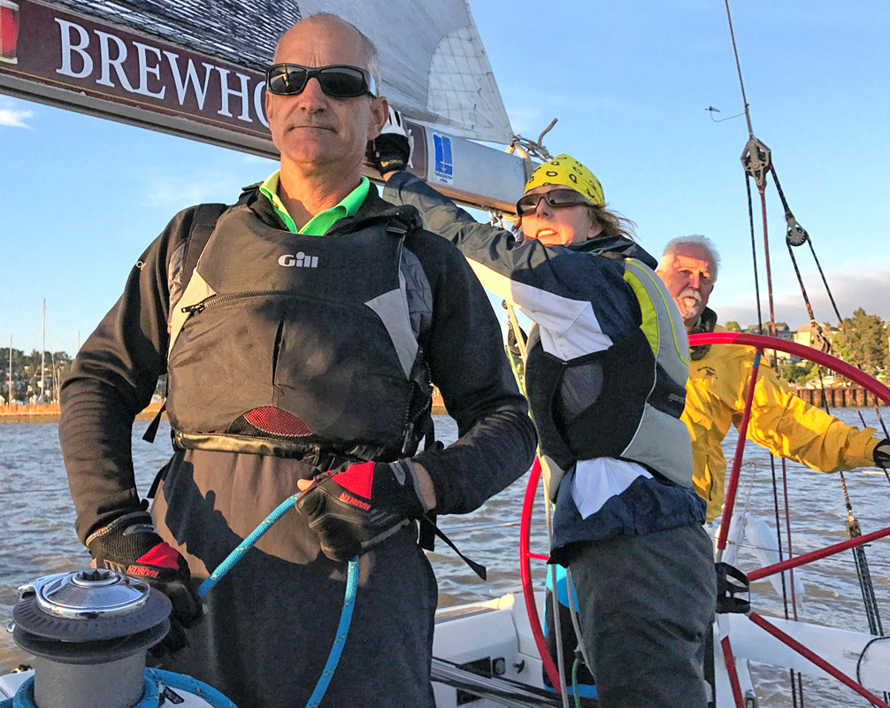 Racing with just three tried and true core members of Summer and Smoke. Here's a post about guests on a race boat.