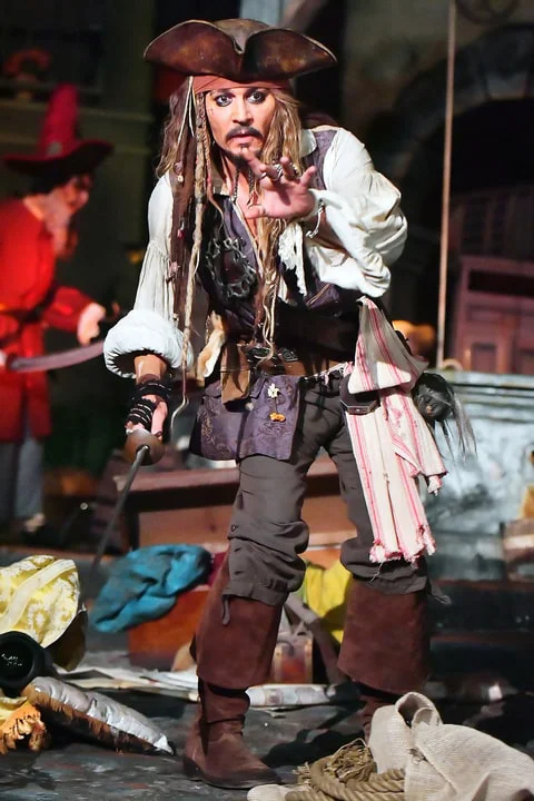 And just because you expect it, here's Johnny! We've not heard what the wizard of dress-up wore last night for Halloween.
