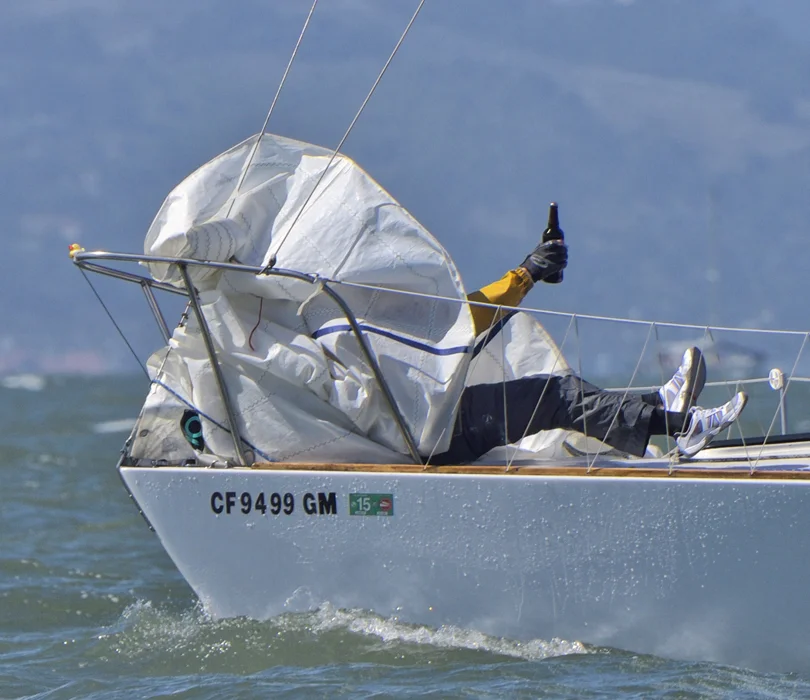 Racers may opt to reach for a beer that is tucked inside the rubber duck out on the course.