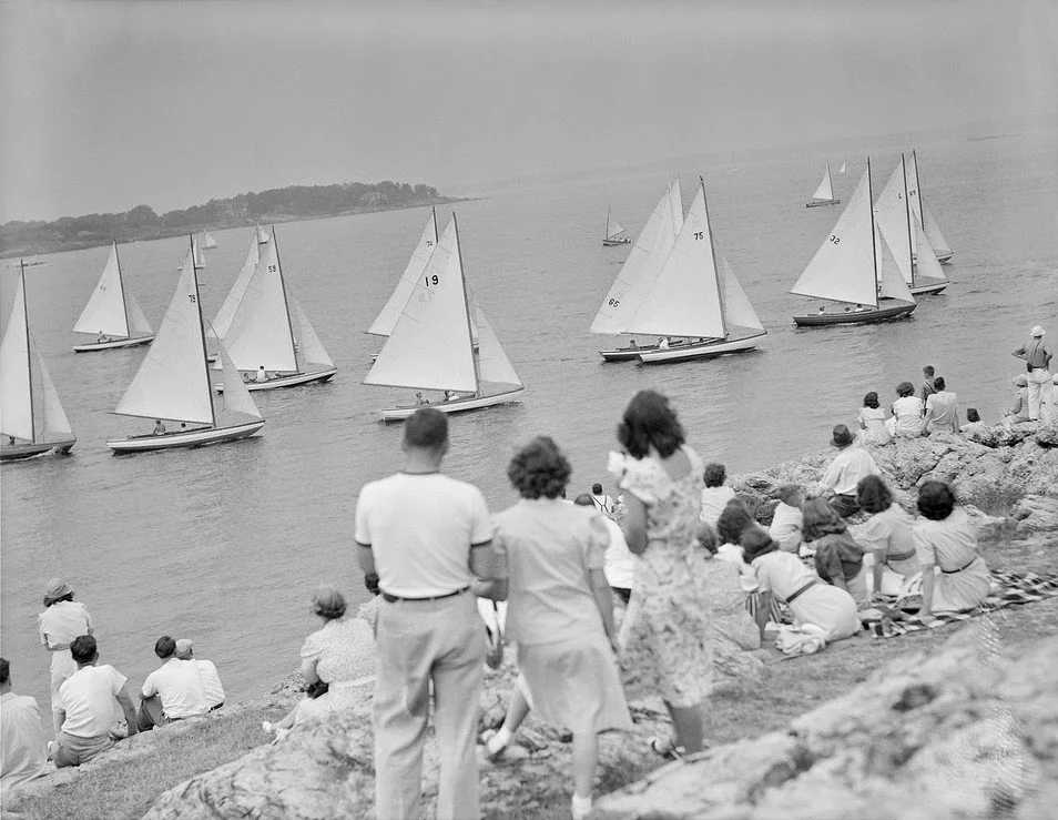 1939 Marblehead Race Week photo as found on http://classicsailboats.org The International 110 was introduced at the 1939 Marblehead Race Week Regatta. Ray Hunt raced the boat around the coarse beating everyone boat for boat except the International One Design. With a price of $480.50 with sails the demand for this vessel began in earnest.