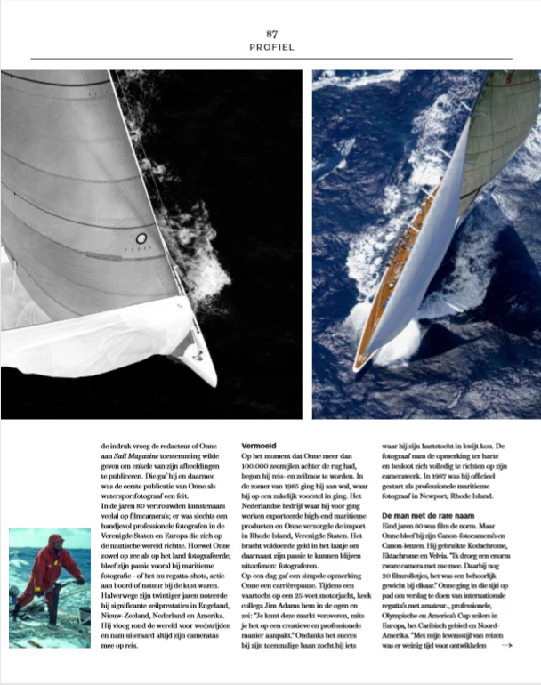 “I was the only one permitted to shoot onboard Flyer while on watch,” notes the photographer, who had been engaged by Conny van Rietschoten