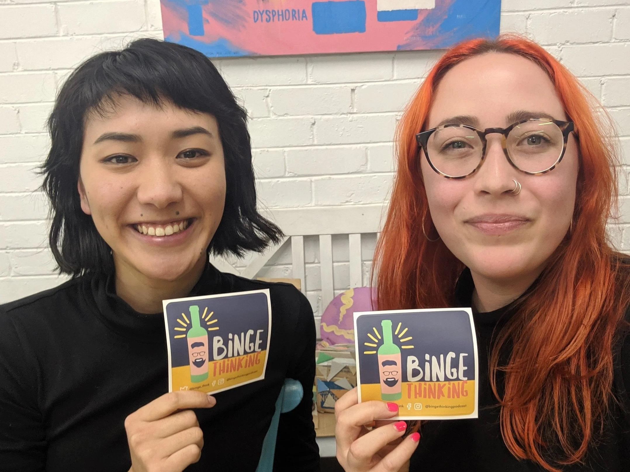 Aileen and Nina at Youthworx, Brunswick.