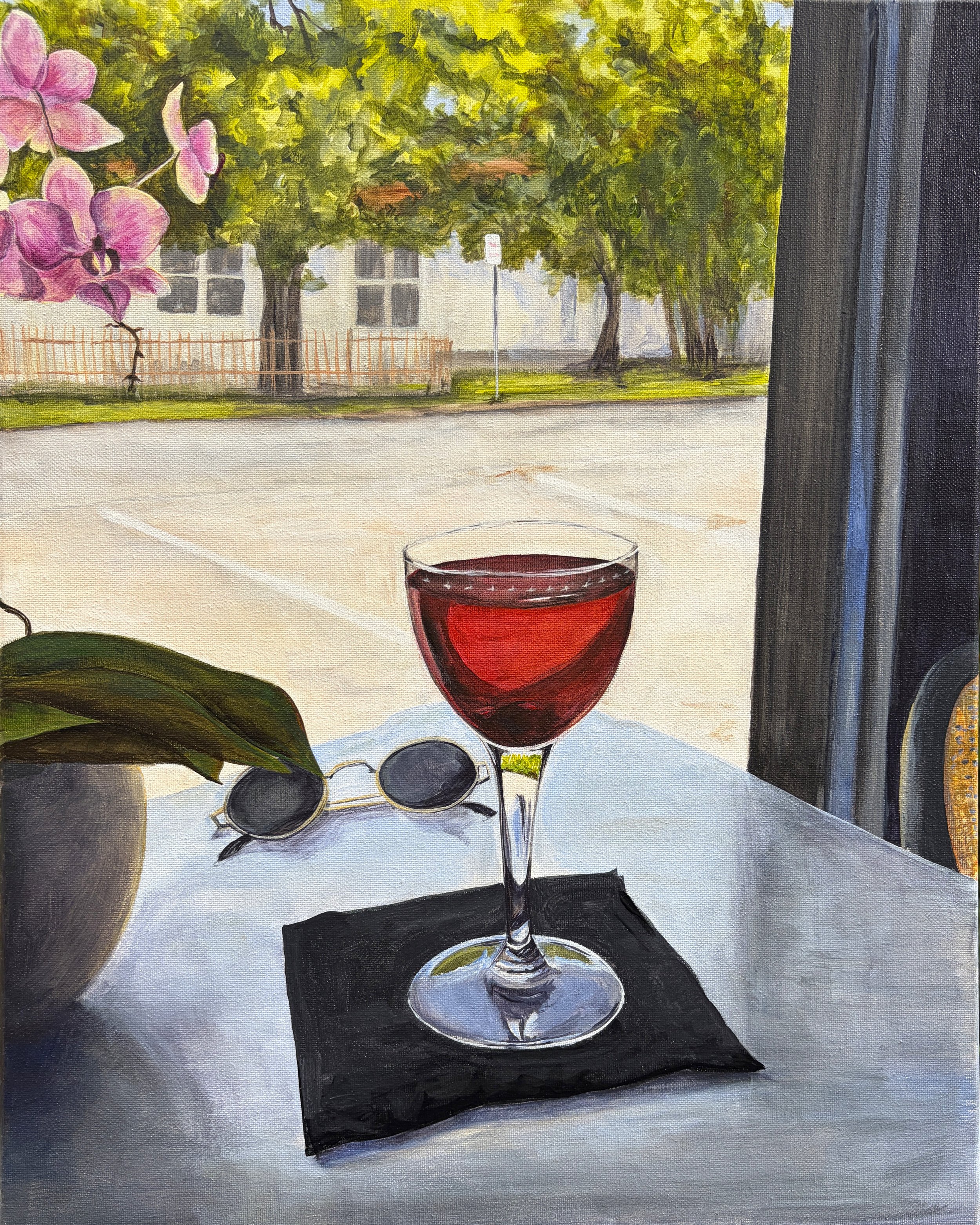   EBYC with Rob Roy   Synthetic Polymer Paint on Canvas 20”  by 16”  