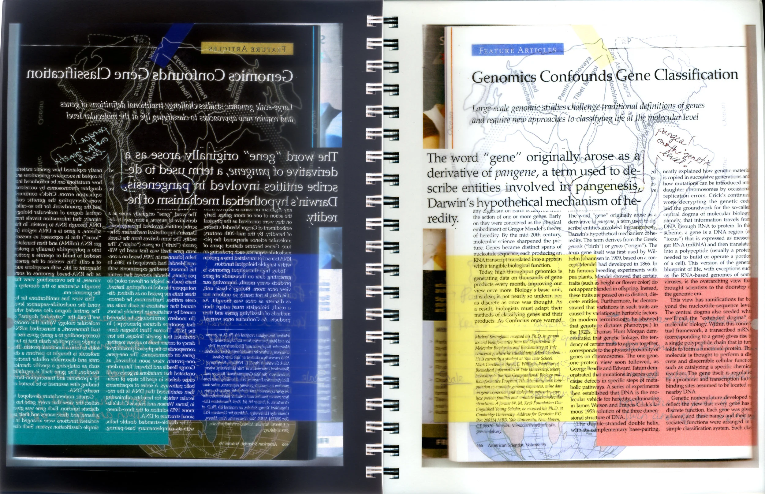 Twice Upon A Time Research Notebook details- negative and positive