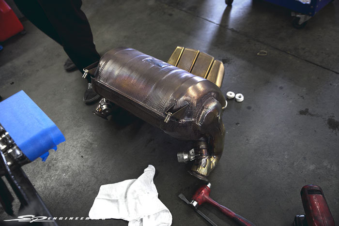 The hefty factory exhaust unit...