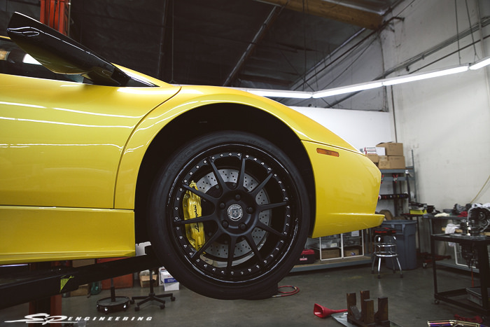 We debated if we wanted Allan to stop or not. But it’d be extremely evil of us. So we bled his brakes with love.