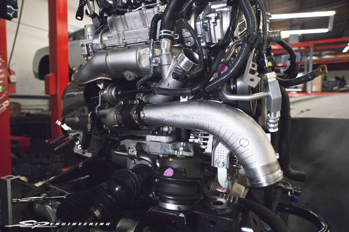 Our 750 package utilizes the factory turbocharger with a Garrett ball bearing cartridge swapped in place with the factory spec cartridge.