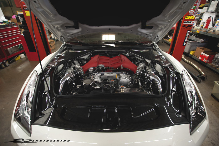 A month and a half before the Shift-S3ctor Airstrip Attack event this past April, Joshua brought his brand new 2014 Nissan GT-R to us for an SPE1000R package. Mind you – He has never owned a Japanese vehicle, was not at all familiar with GT-R’s, but did it because he was open to suggestions and his kids helped choose the new toy for him. We’re not even sure if Joshua knew what he was getting himself into, but we’re glad because we built a good relationship together.