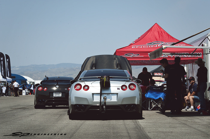 Shift-S3ctor Airstrip Attack gets bigger and faster every year. It’s incredible to see more participants and sponsors involved each event. For the 5th Airstrip Attack, we brought out 10 GT-R’s, 8 of which were registered in the event with our SPE power packages.