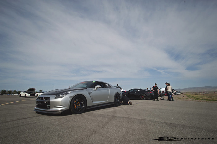 Preparation for the 5th Airstrip Attack is definitely something we’d never want to experience again. We had 2 GT-R’s to complete while the other 5 came in to be serviced, inspected and even re-tuned. One of the 2 GT-R to be completed was a brand new 2014 in which we had one month to complete – engine build, transmission build, carbon ceramic brake kit, suspension, carbon fiber exterior and interior pieces (custom matte finish on all interior pieces) and tune. The other GT-R to be completed was Sean’s Godzilla which required a lengthily time of R&D on in-house made products to ensure for maximum performance out on the airstrip.